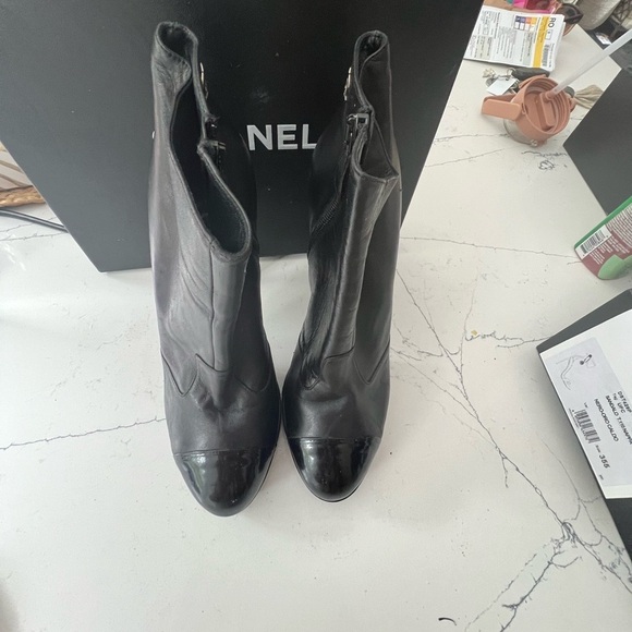 CHANEL ANKLE BOOTIES - Picture 2 of 10